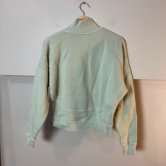 Outdoor Voices Nimbus Quarter Zip Pullover SZ SMALL Sweatshirt MINT GREEN EUC - Picture 3 of 9